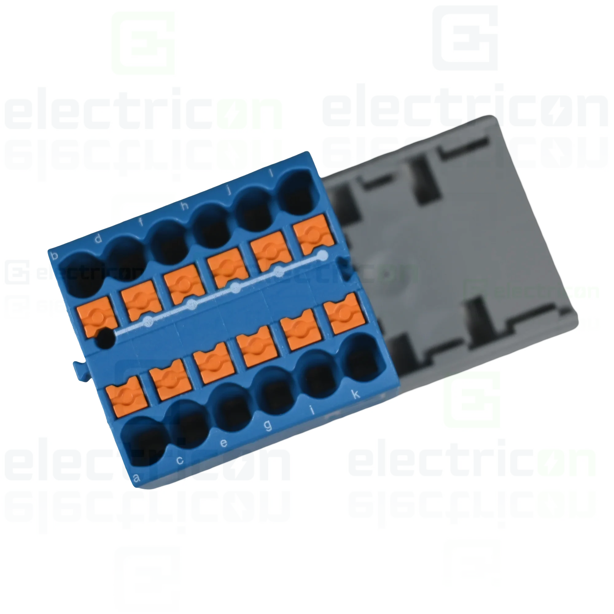 Bloc de distributie 4/12x2.5-NS35BU, PTFIX 12X2,5-NS35 BU, albastru, Phoenix Contact, 3273024 [1]