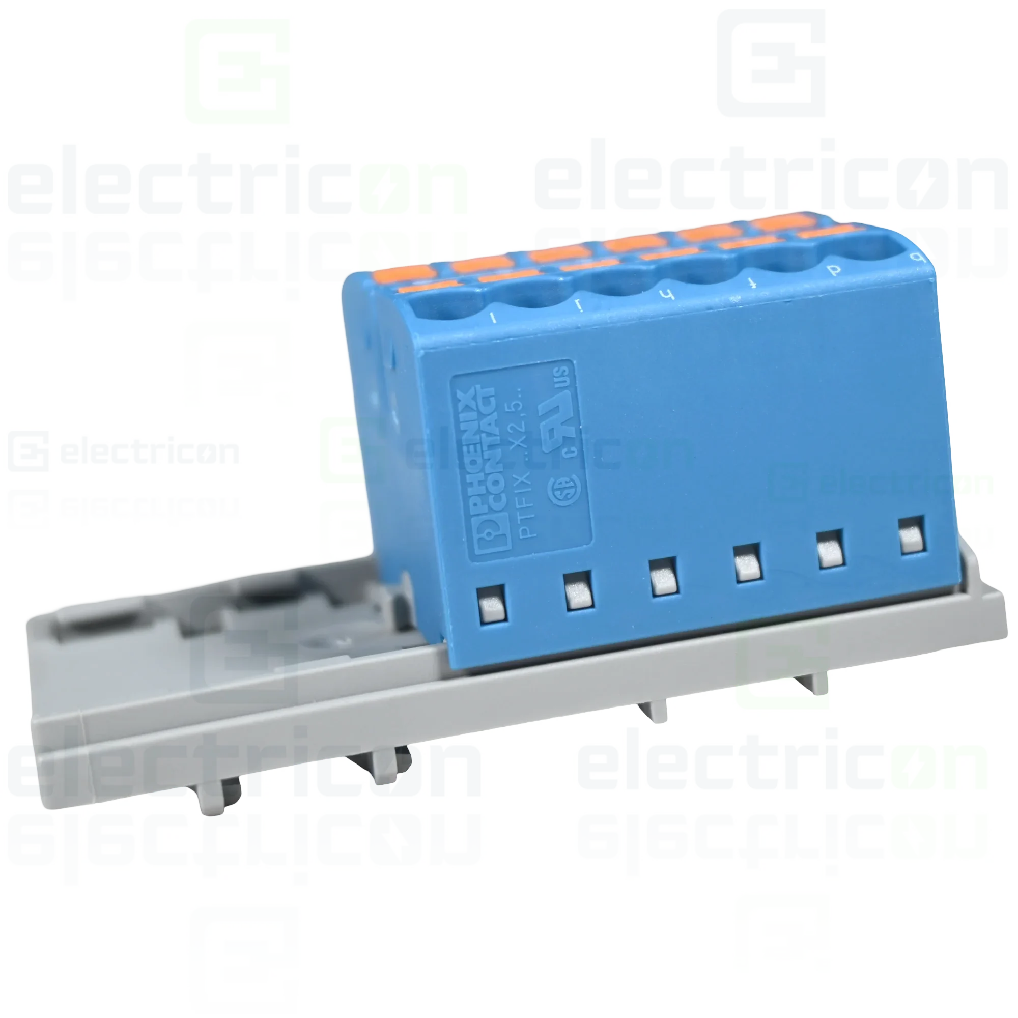 Blocuri distributie - Bloc de distributie 4/12x2.5-NS35BU, PTFIX 12X2,5-NS35 BU, albastru, Phoenix Contact, 3273024