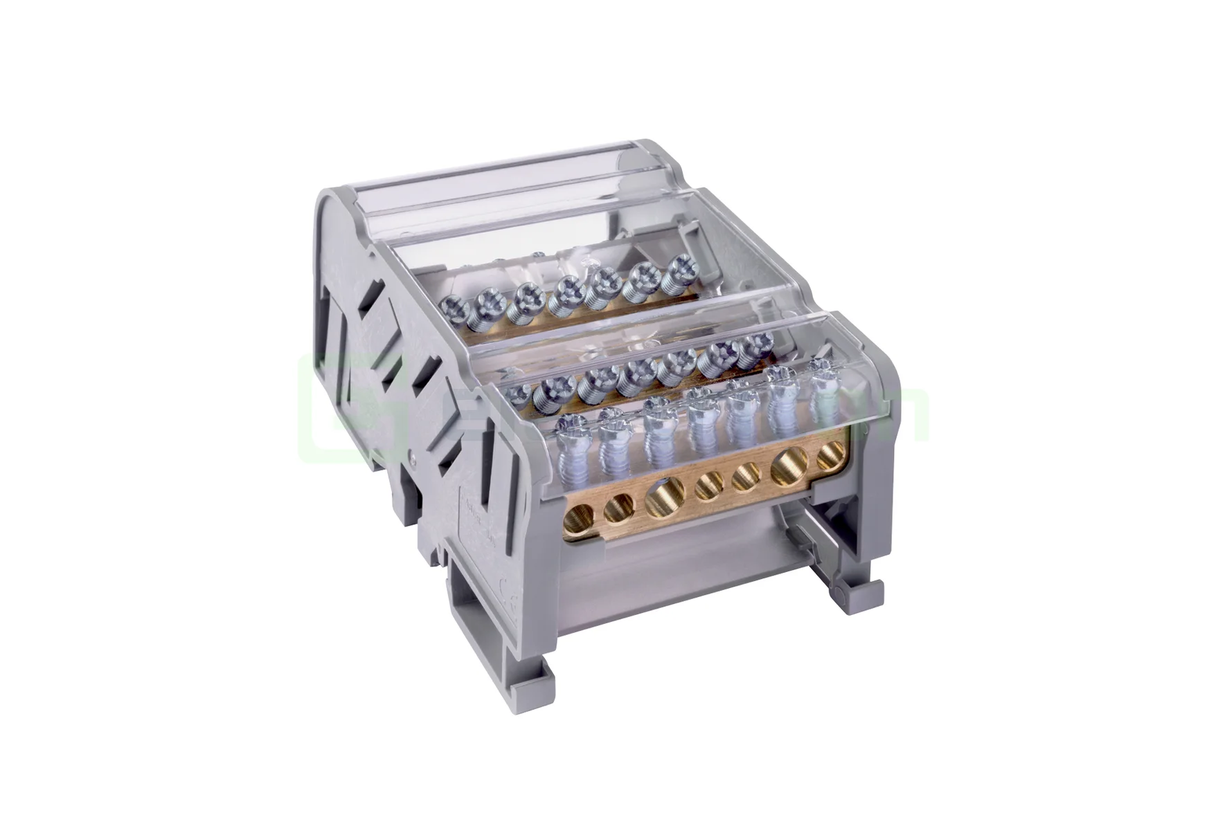 Blocuri distributie - Bloc distribuție Morek MAB4124A18, 4P 125A, 2x25+5x6mm², montaj DIN, cupru