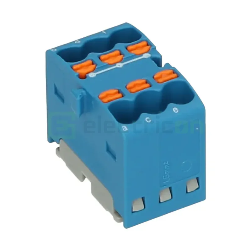 Blocuri distributie - Bloc distributie albastru PTFIX 6x1.5 Phoenix Contact 3002761