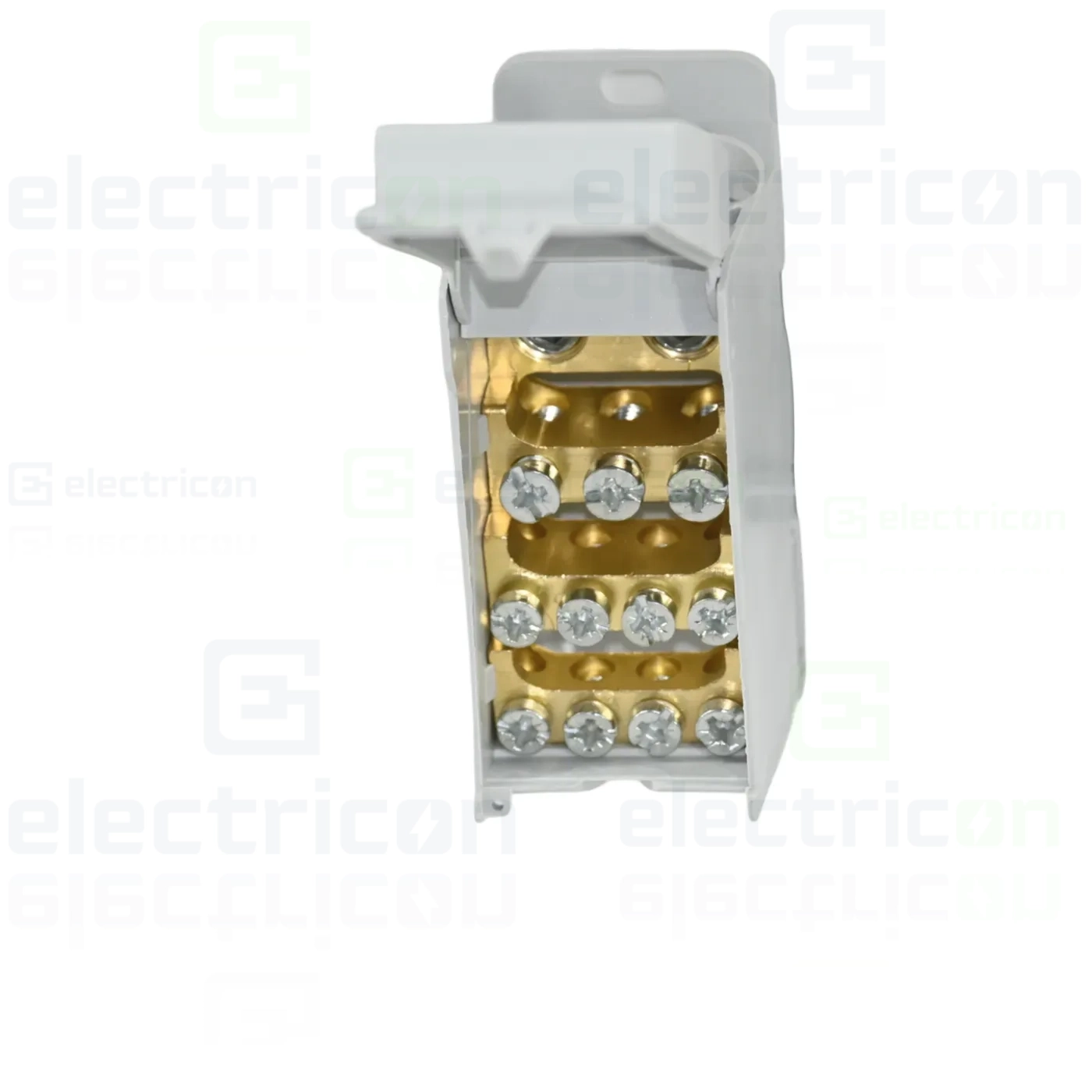 Bloc distribuție terminal, 1P, 160A, 2x70mm²+3x25mm²+8x16mm², 36 mm lățime, Hager, KJ02CN [2]