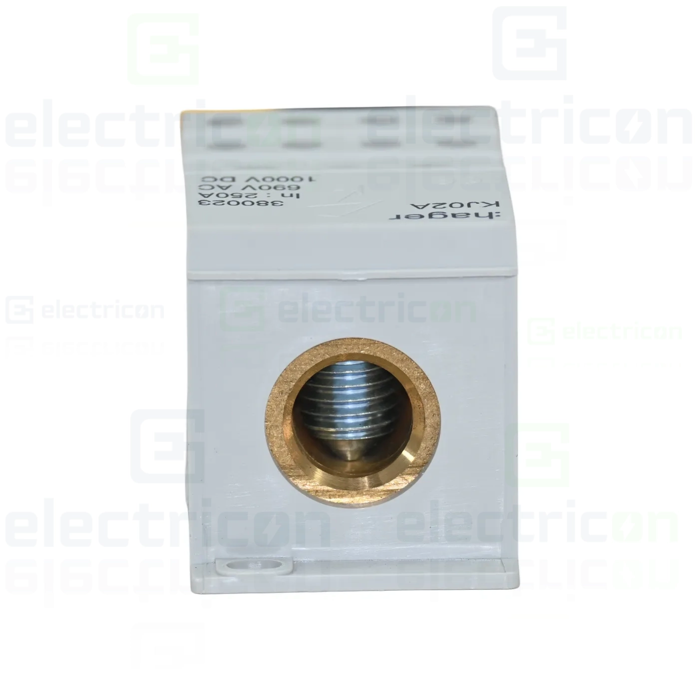 Bloc distribuție terminal, 1P, 250A, 1x95mm²+2x35mm²+5x16mm²+4x10 mm² lățime 45mm, Hager,  KJ02A [4]