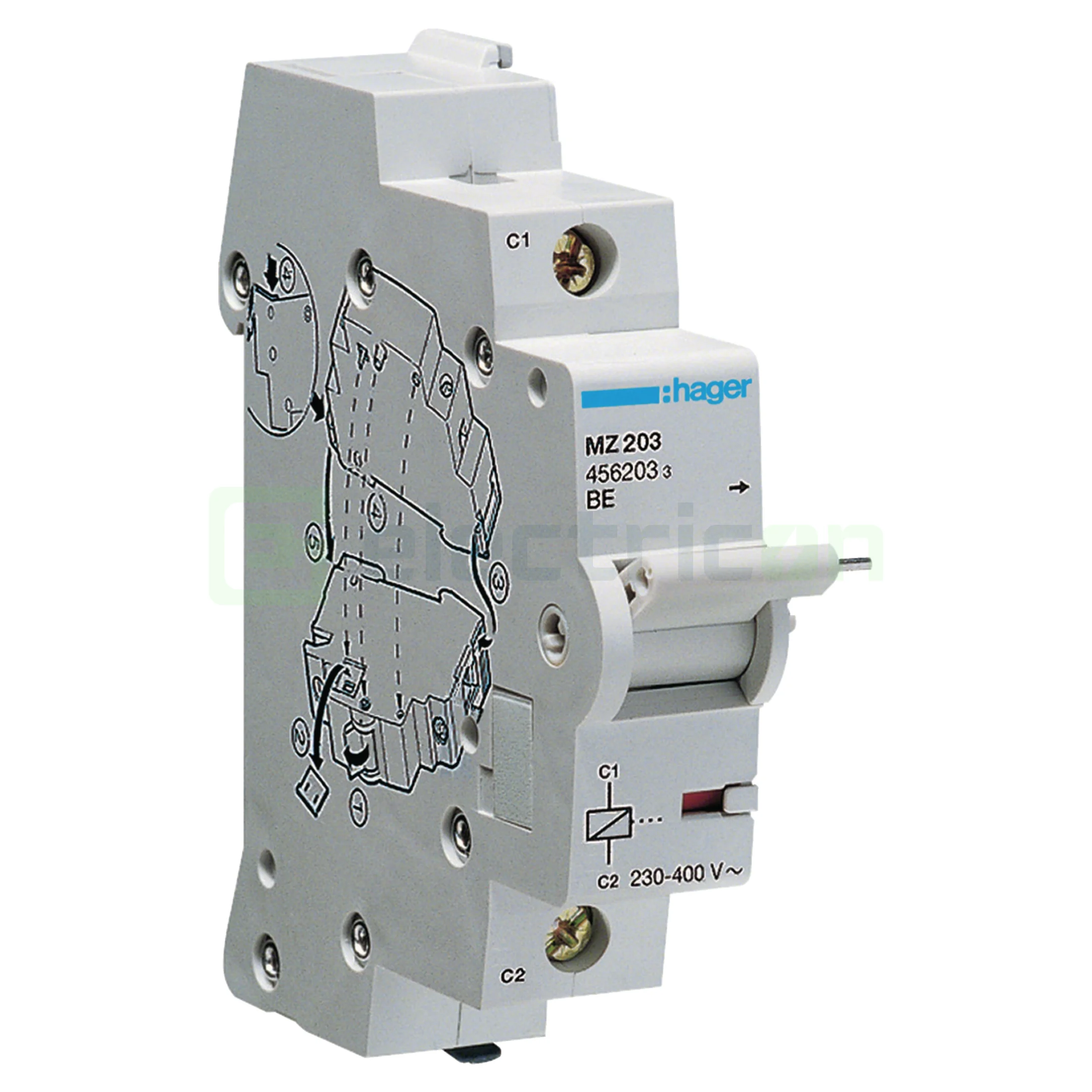 Contacte auxiliare - Bobina declansare MZ203 - 200-400V