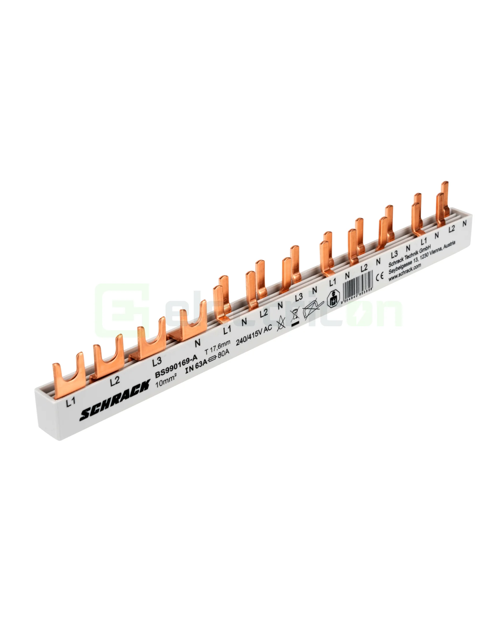 Bareta alimentare 1P 80A Hager BS990169 [1]