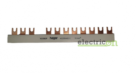 Busbar - Bareta alimentare 1P 63A Hager KD363F