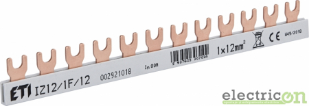 Busbar - Bareta alimentare 1P 80A ETI 002921018