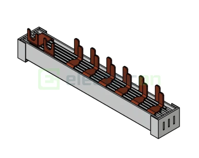 Busbar - Busbar Monofazat 2P 6 Module MCB Schrack BSA90161