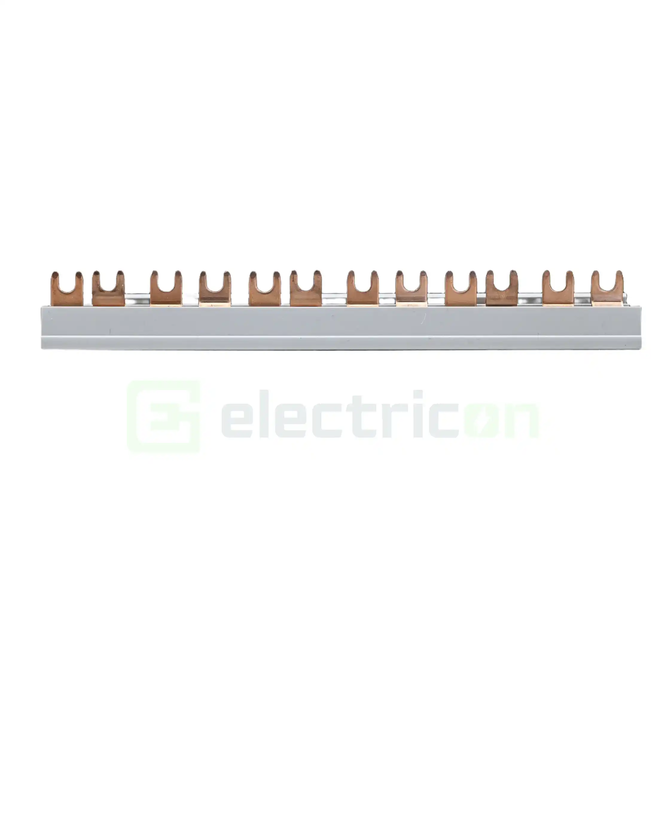 Bareta alimentare (busbar), 2P, tip furca, 12 module, 10mmp, 63A, Hager, KDN463A [1]