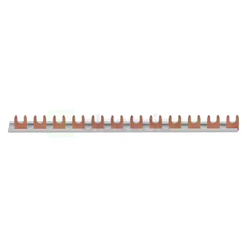 Bareta alimentare (busbar), 1P, tip furca, 12 module, 10mmp, 63A, Hager, KDN163A [1]