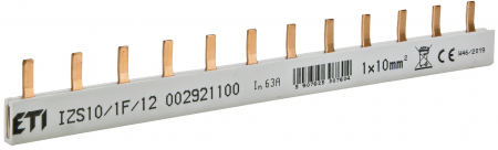 Busbar - Bareta alimentare 1P 63A ETI 002921100