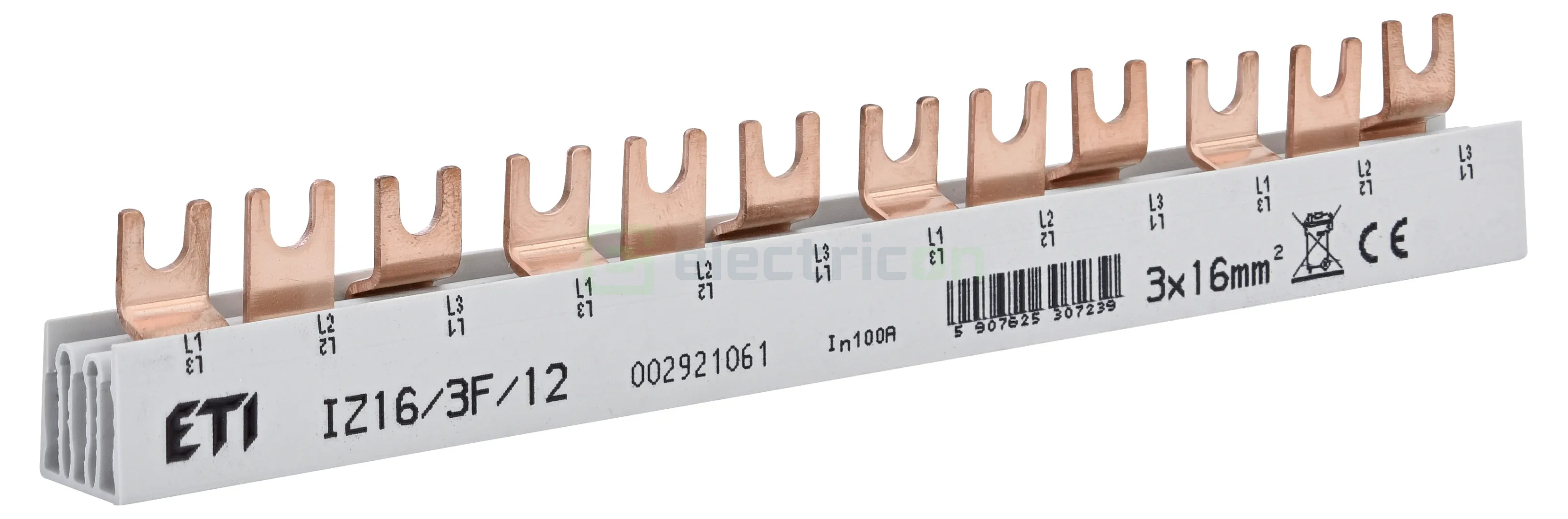 Busbar și accesorii - Bareta alimentare 3P ETI 002921063