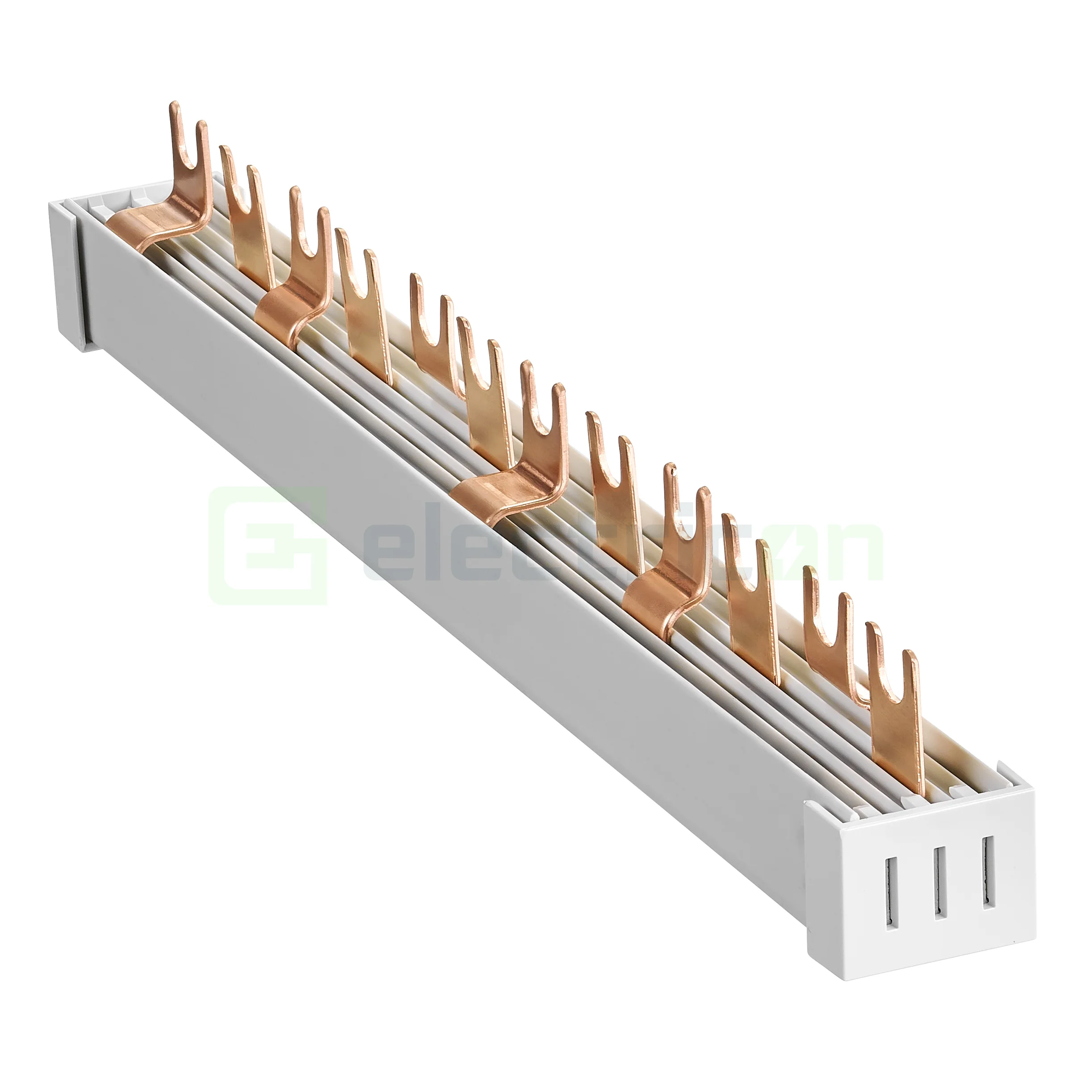Busbar trifazat Schrack BSA90153 4P furcă 12 module 10mm² 65A L1N/L2N/L3N [1]