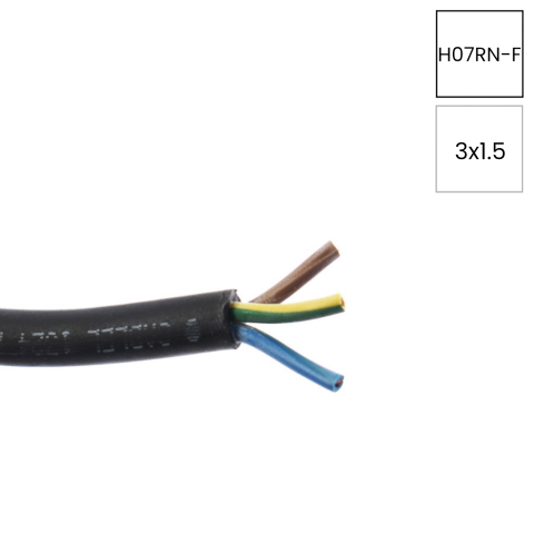 Cabluri electrice - Cablu H07RN-F 3x1.5mm² Helukabel cauciuc