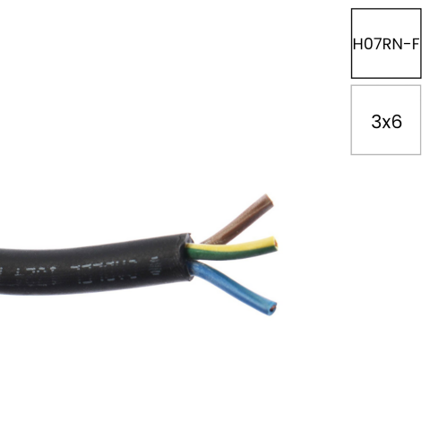 Cabluri electrice - Cablu H07RN-F 3x6mm² Helukabel cauciuc