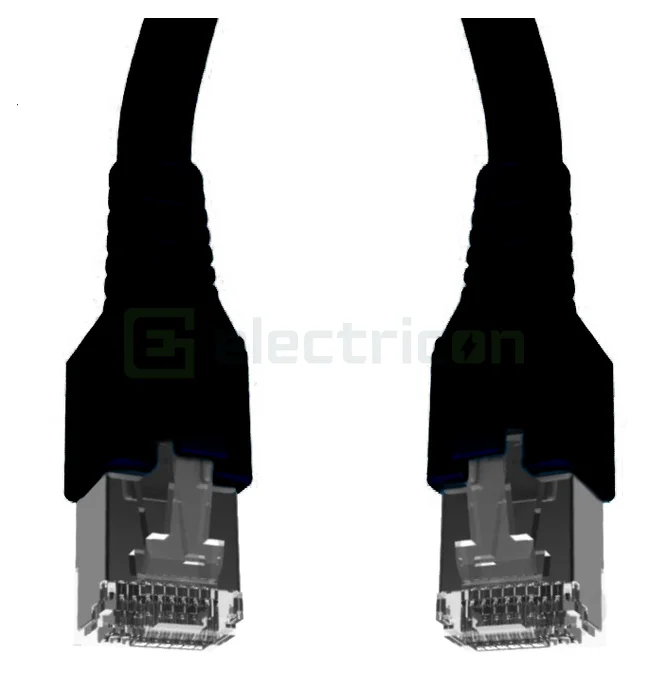 Cablu patch RJ45 10 Gbps 3 metri negru Schrack H6GTS03K0S [1]