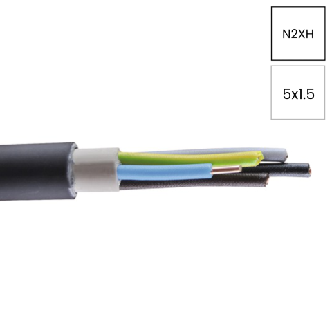 Cabluri, Canal cablu, Copex - Cablu rigid N2XH 5x1.5mm² Helukabel