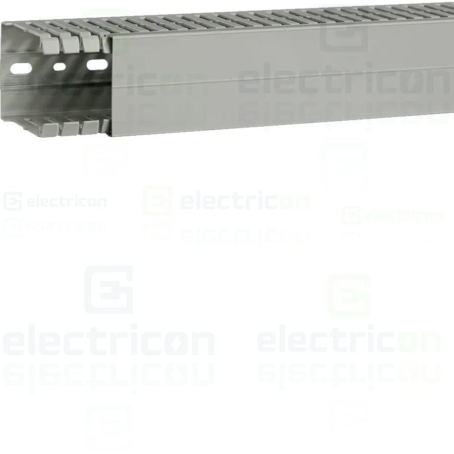 Canal Cablu - Canal cablu pieptene, BA7A 80x60mm PVC gri, Hager,BA7A80060