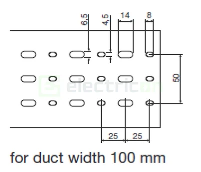 Canal cablu Hager HA760100 60x100mm fără halogen PC-ABS gri [2]