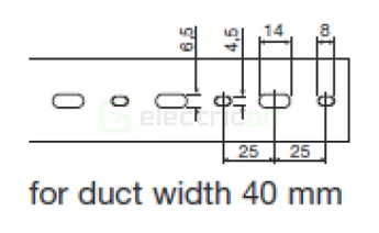 Canal cablu Hager HA760040 60x40mm fără halogen PC-ABS gri [2]
