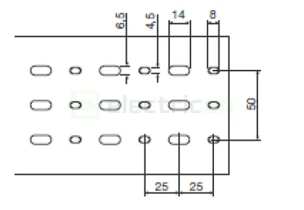 Canal cablu pieptane, BA7A, 100x100mm, PVC, gri, Hager, BA7A100100 [1]