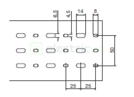 Canal cablu pieptane, BA7A, 100x80mm, PVC, gri, Hager, BA7A100080 [2]