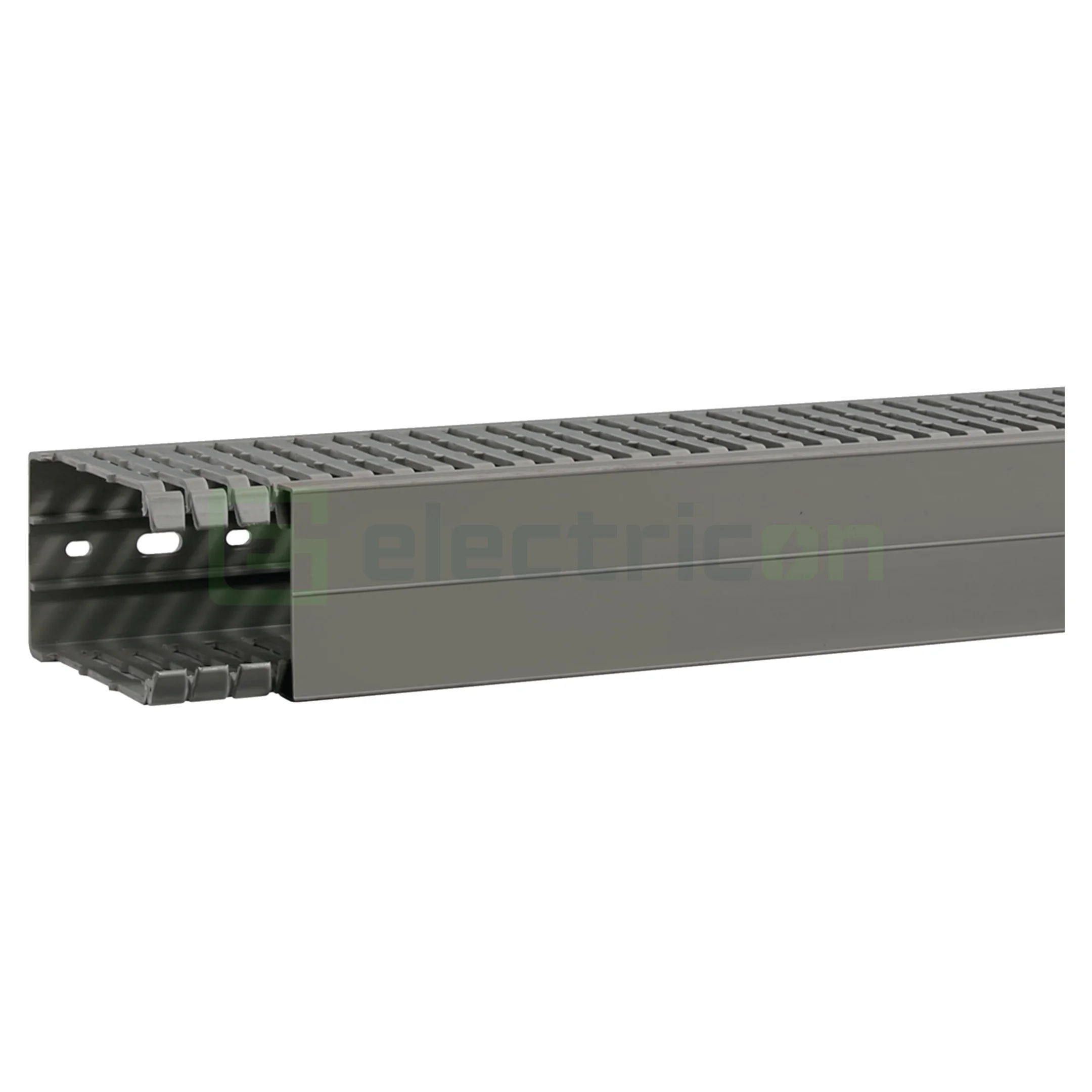 Echipamente și accesorii electrice pentru rulote și autorulote - Canal cablu pieptene, BA7A 60x100mm PVC gri, Hager,BA7A100060
