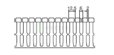 Canal cablu pieptene, BA7A 60x100mm PVC gri, Hager,BA7A60100 [2]