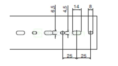 Canal cablu pieptene, BA7A 60x60mm PVC gri, Hager,BA7A60060 [2]
