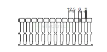 Canal pieptene BA7A 60x80 gri Hager BA760080 design compact [2]