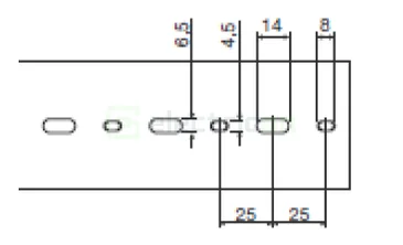 Canal cablu pieptene, PVC, 80x60mm albastru, Hager, BA780060BL [2]