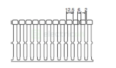 Canal cablu pieptene, PVC, 80x60mm albastru, Hager, BA780060BL [1]