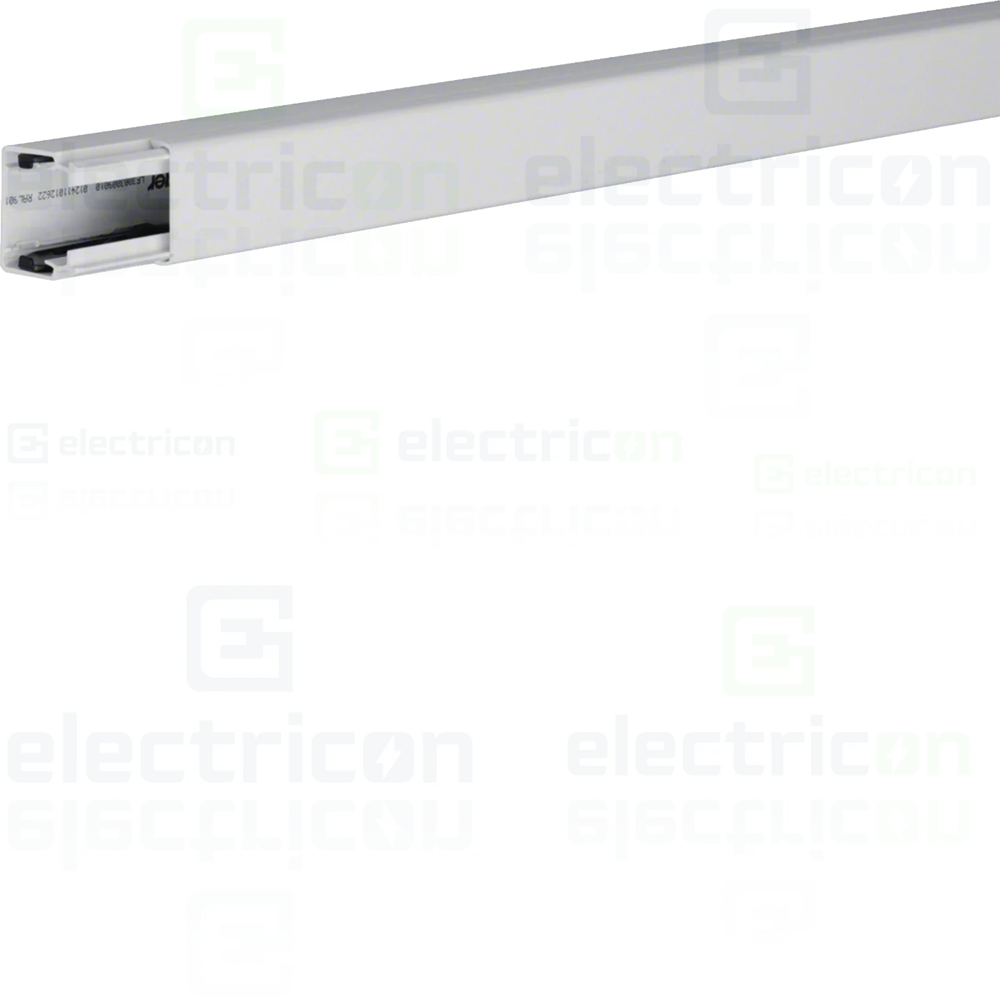 Canal Cablu - Canal cablu PVC, LF 30x30 mm, gri deschis, Hager, LF3003007035