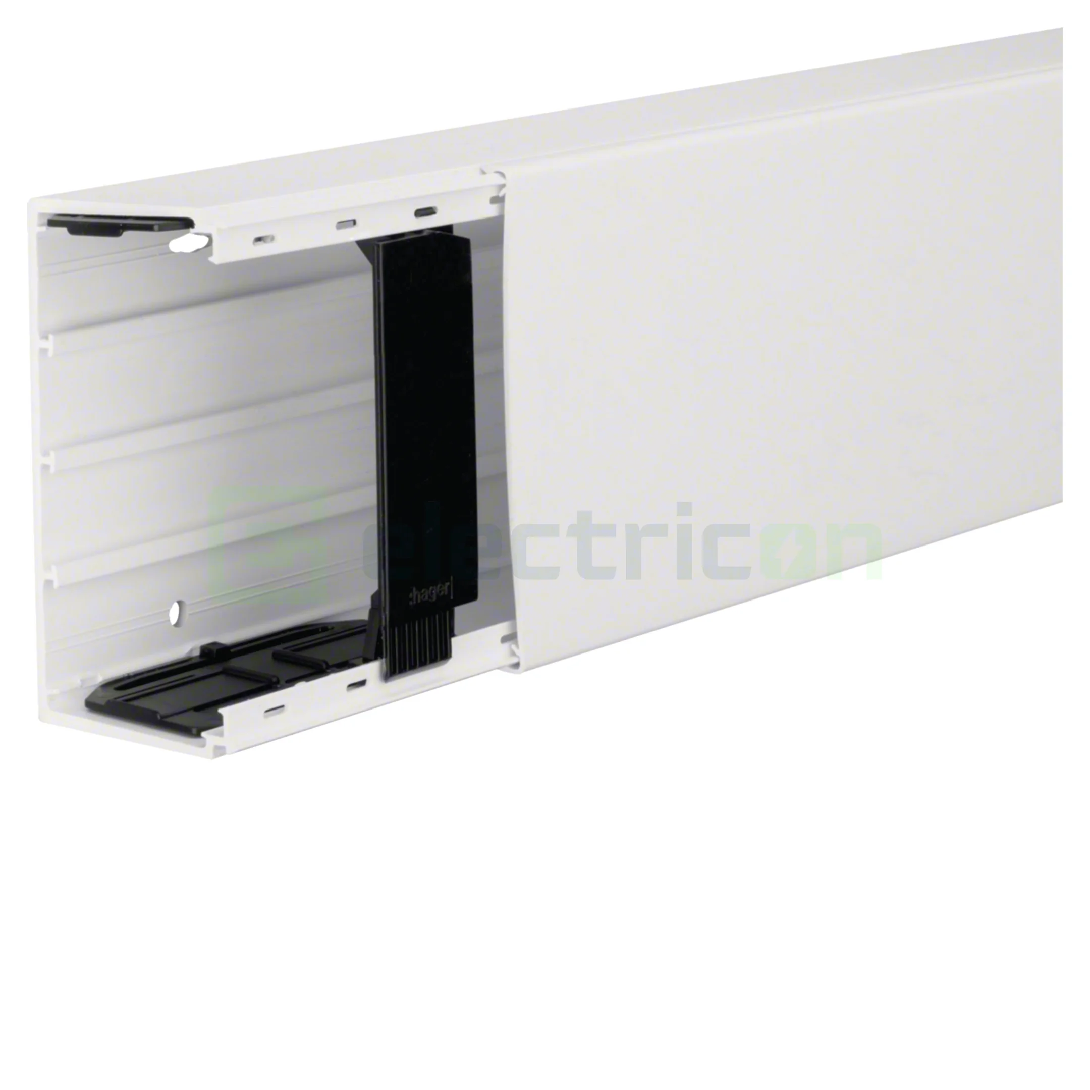 Canal Cablu - Canal cablu rezistent la intemperii . stabil UV, 60x110, alb, Hager, LFE6011009016