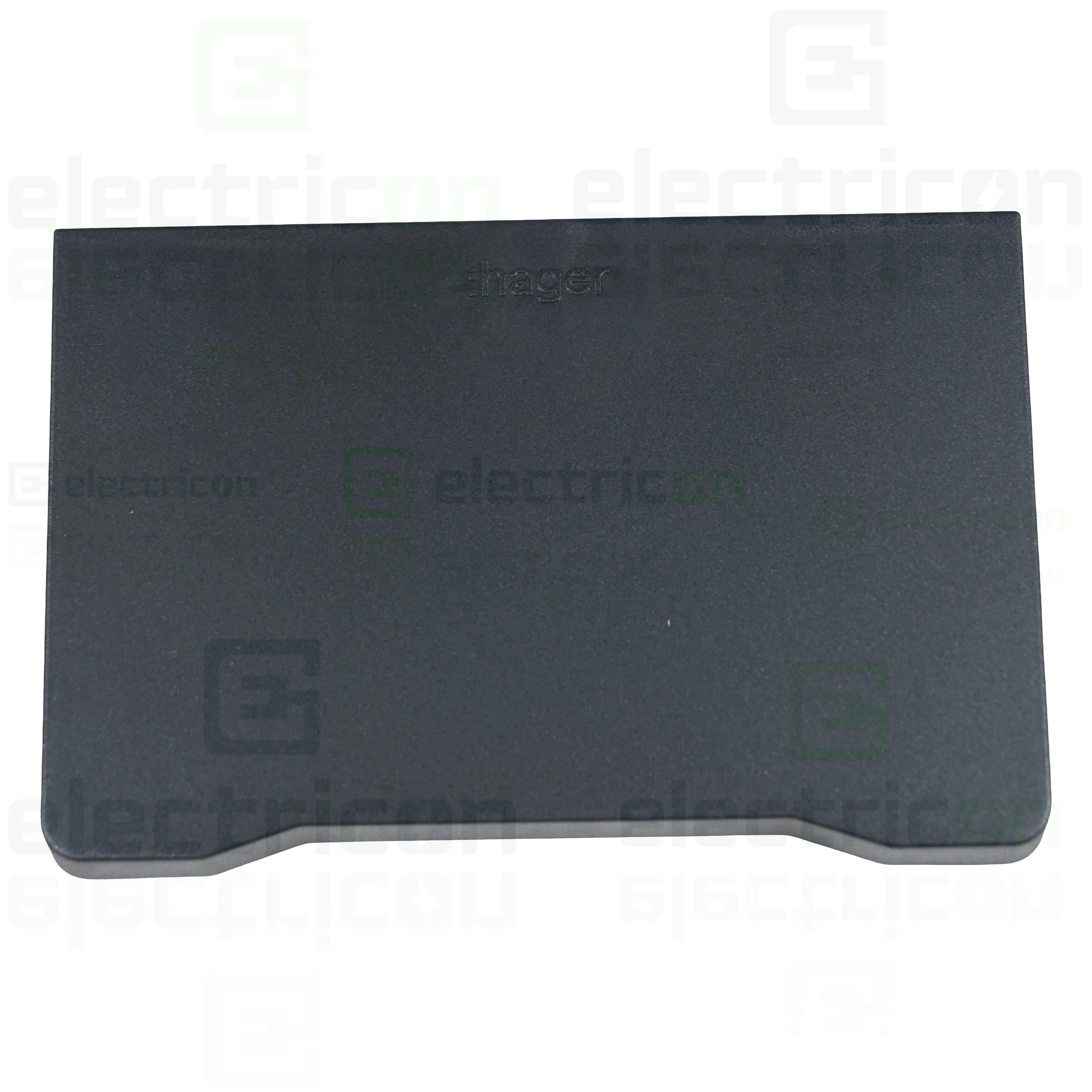 Accesorii canal cablu - Capac capat Tehalit pentru canal cablu GBD, negru, Hager, GBD5008569011