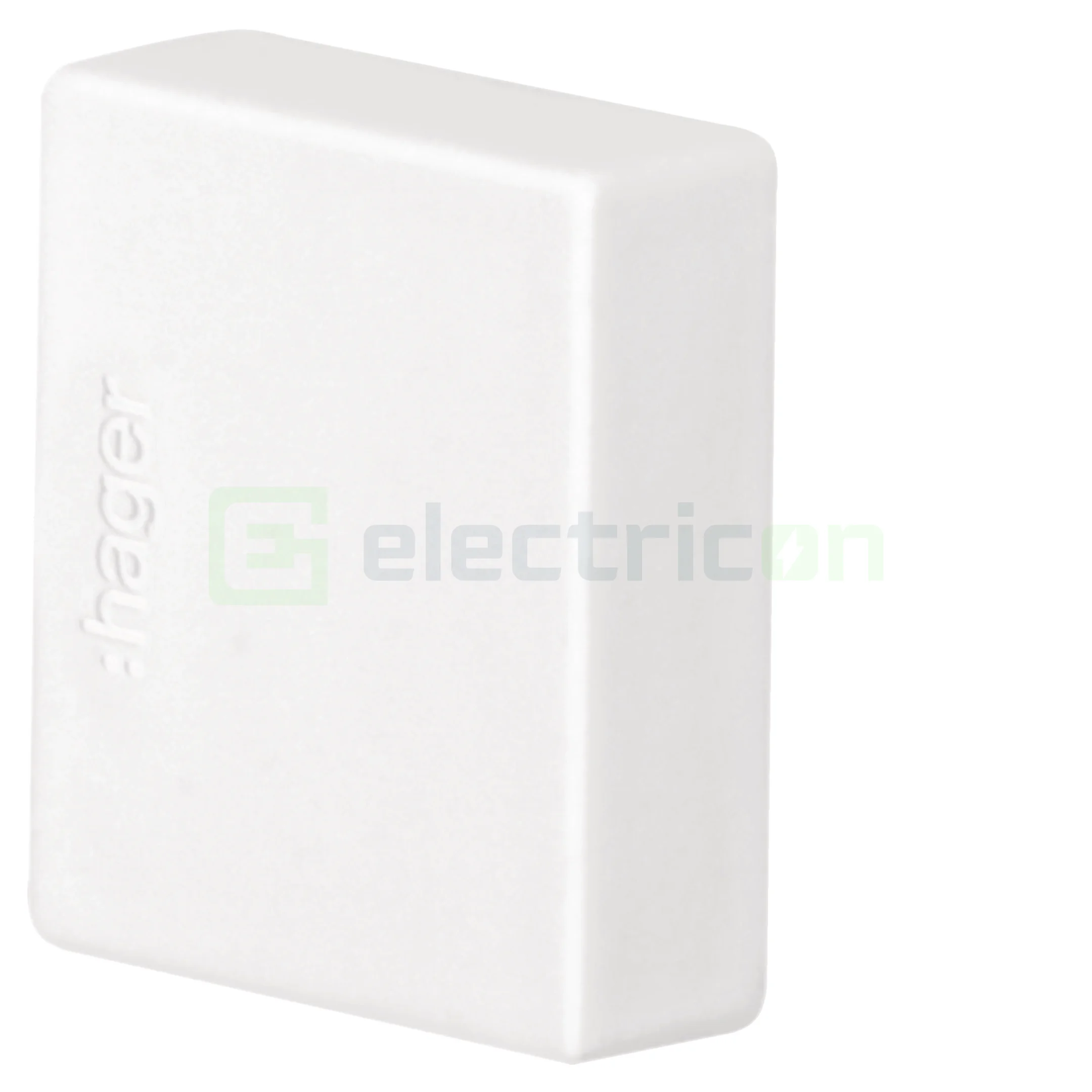 Capac capăt canal LF/LFH 20x20mm alb Hager LF2002069016