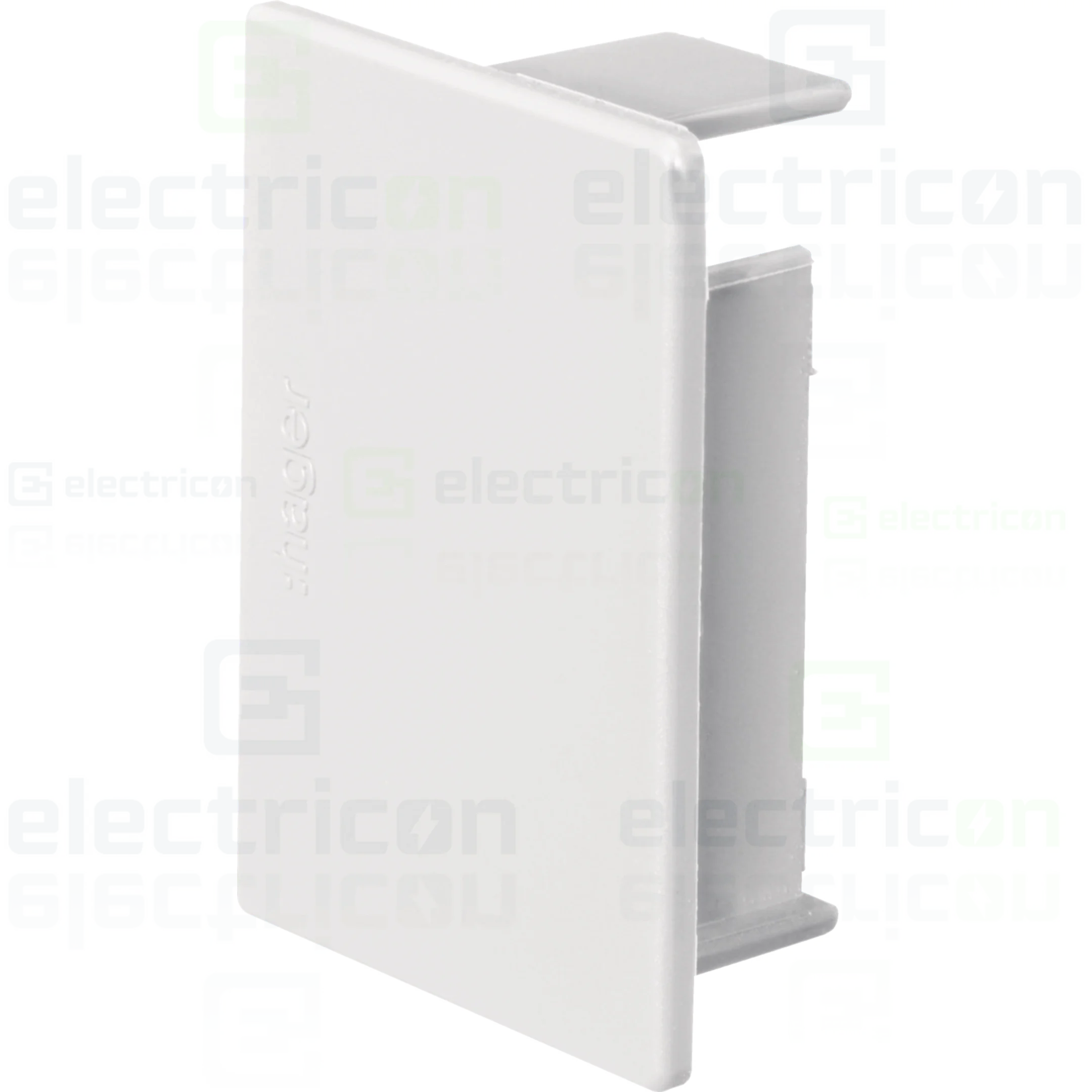 Capac capăt canal LF/LFH 40x57mm alb Hager LF4006069016