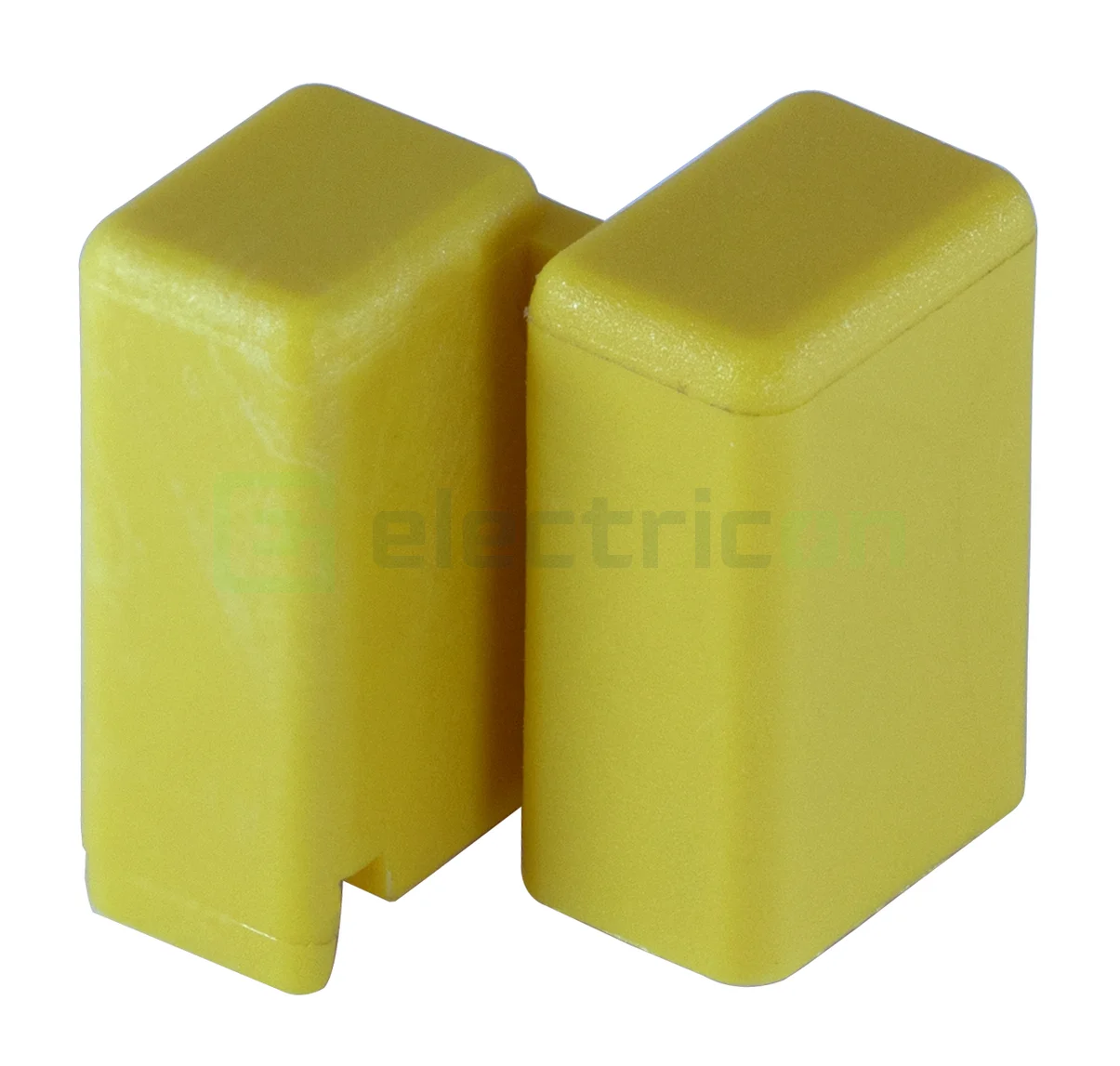 Capac de protectie galben pentru bara de pin pe 1 MW Hager [2]