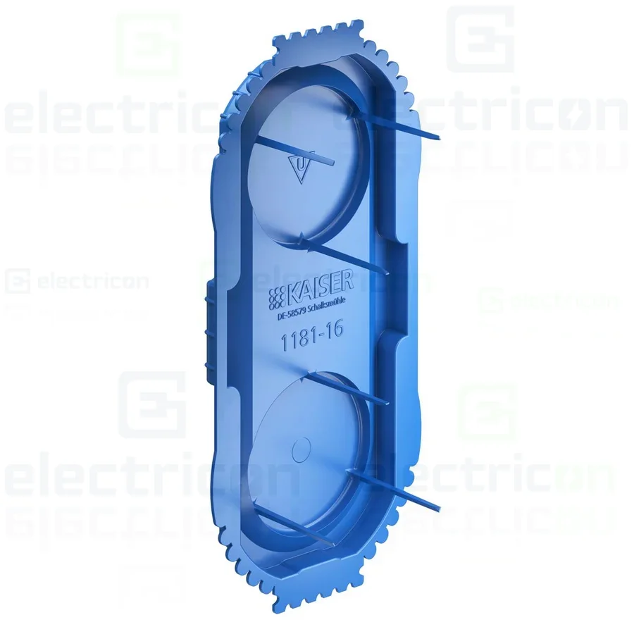 Doze electrice & cutii de joncțiune - Capac de semnalizare pentru doze duble UP¹  (1656-26) , reutilizabil, Kaiser, 1181-16