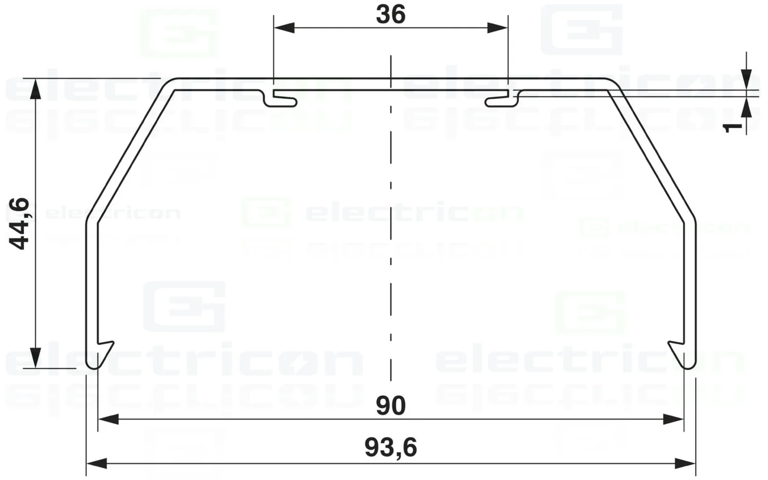 Capac transparent blocuri terminale AP3 Phoenix Contact 5022643	Capac transparent pentru acoperire blocuri terminale AP3, Phoenix [2]