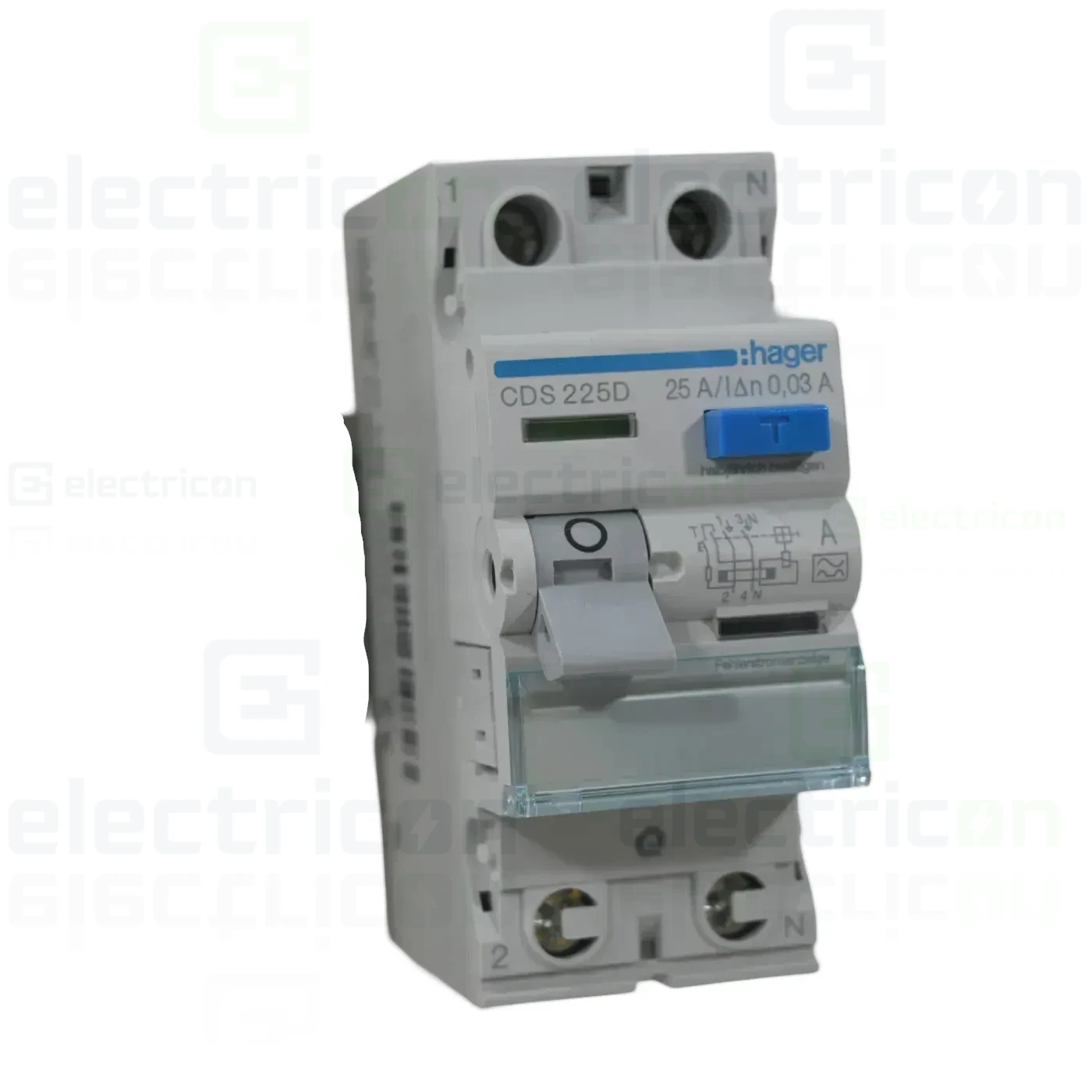 Siguranțe, Diferentiale, Separatori & Busbar - Intreruptor RCCB 25A/30mA Hager - CDS225D