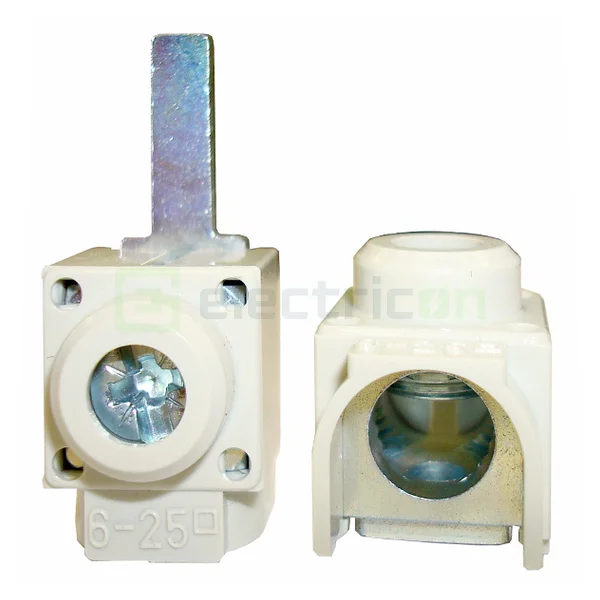 Accesorii busbar - Clema conexiune pin 6-25mm², scurt, paralel Hager