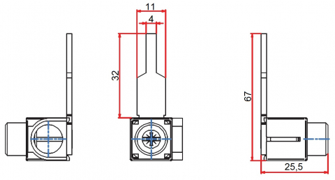 Clemă conexiune pin , perpedicular, lungă , 6-25 mm², Schrack , BS900178 Hager [1]