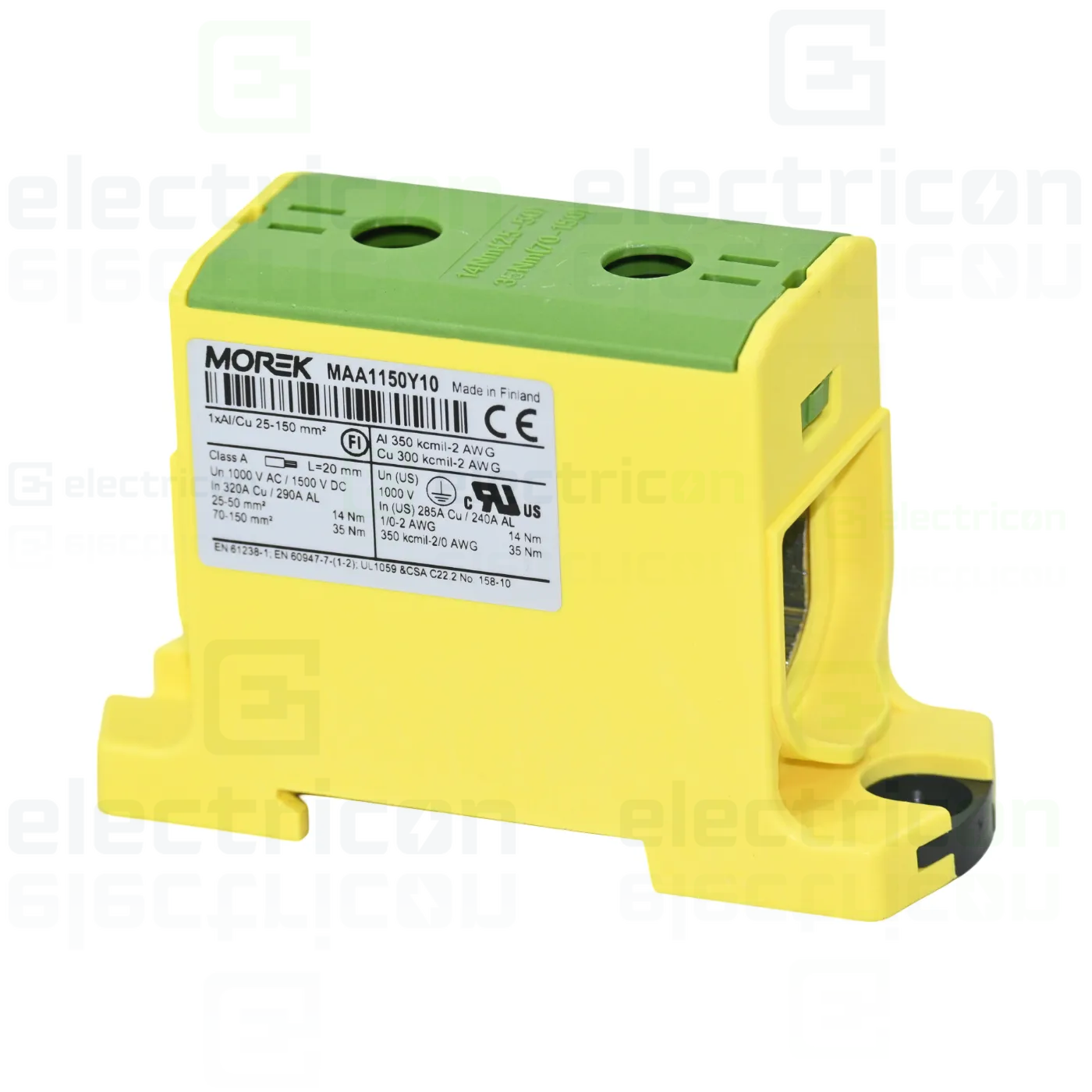 Clemă derivaţie - clema-derivatie-150mm2-galben-verde-maa1150y10