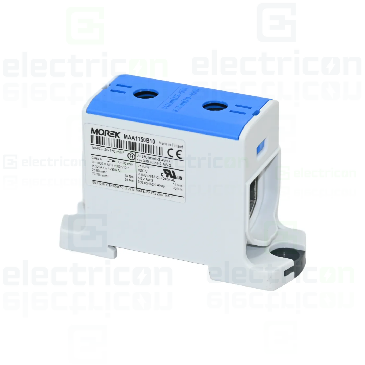 Clemă derivaţie - clema-derivatie-150mm2-albastra-maa1150b10