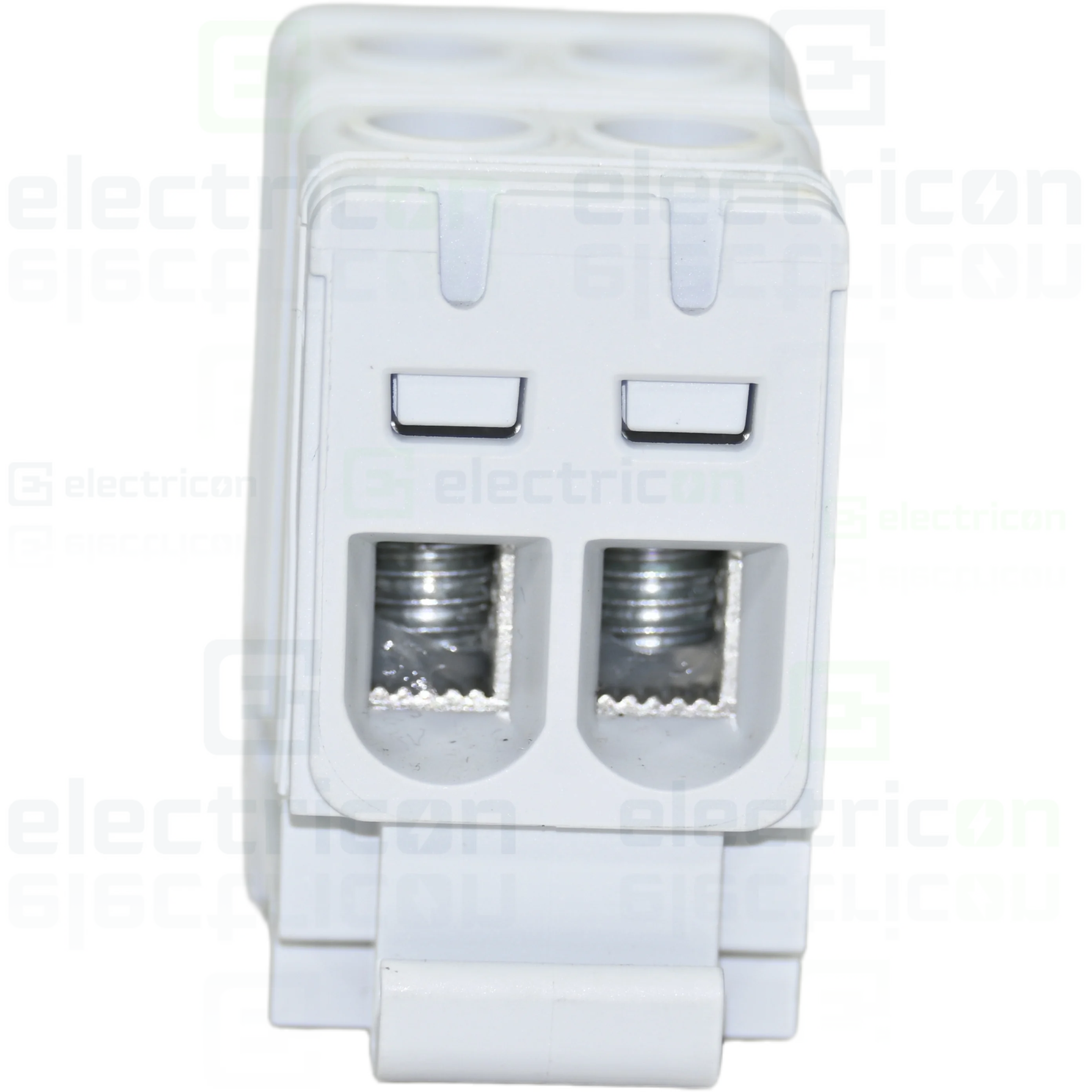 Clema de derivatie, fixare pe sina, gri, Tracon, FLEAL-16/2 [4]