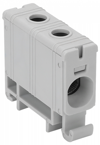 Clemă derivaţie - Clema de derivatie, fixare pe sina, gri, 2.5-35 mm², max 135A, Tracon Electric, FLEAL-35/1