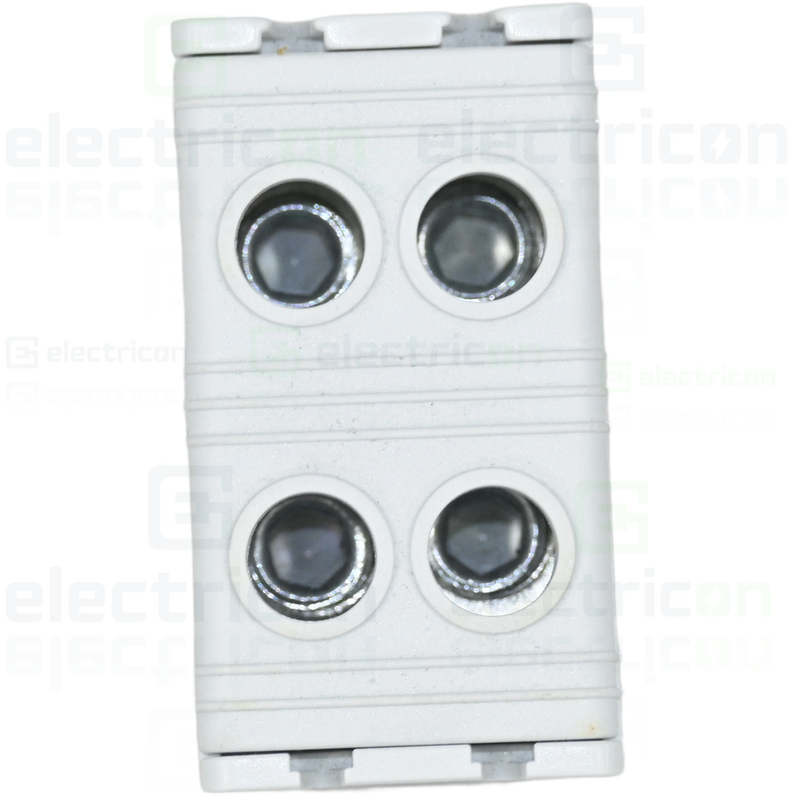 Clema de derivatie, fixare pe sina, gri, Tracon, FLEAL-16/2 [5]