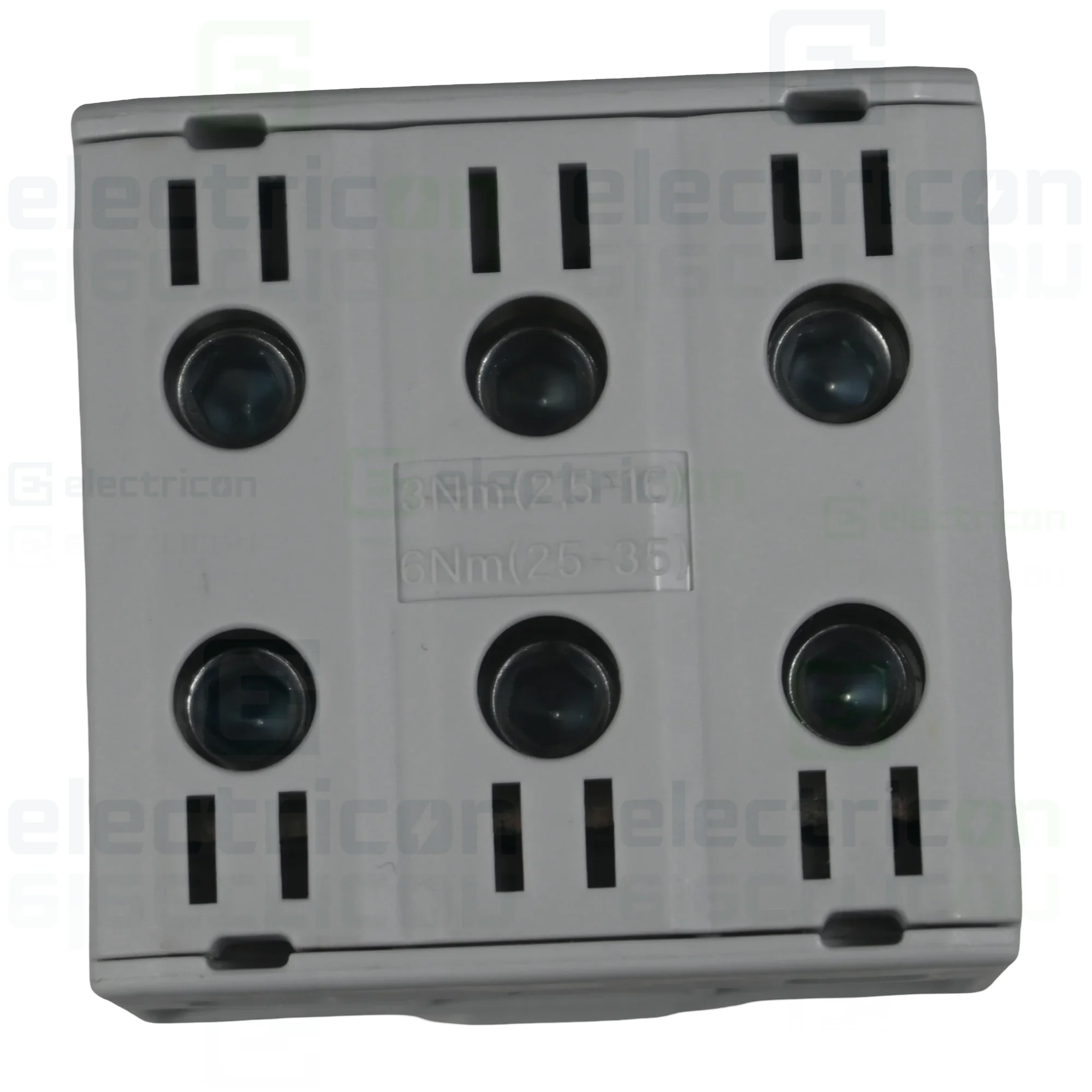 Clemă derivaţie - Clema de derivatie MOREK, 3P, fixare pe sina DIN, 35mmp, gri, MAA1335A10