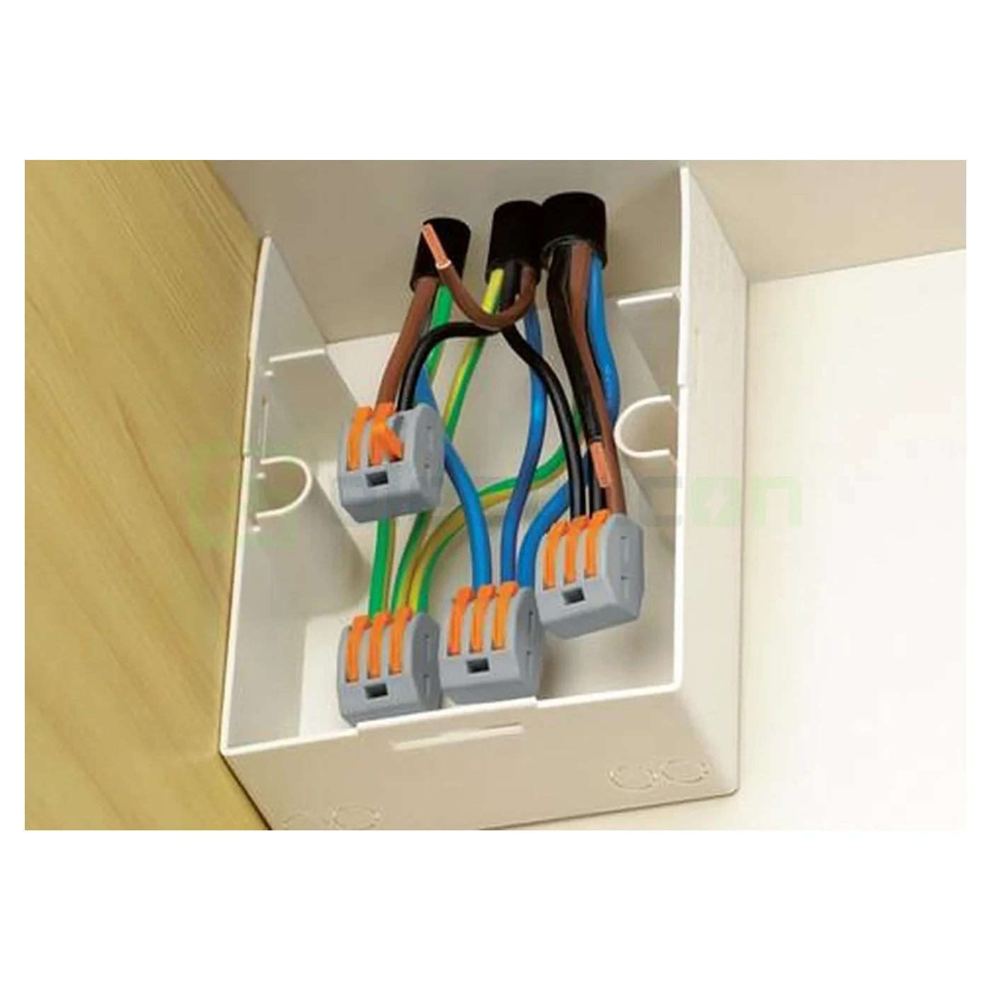 Clema de legatură pentru fir lițat, 2x0.08 -4 mm², Wago, 222-412 [10]