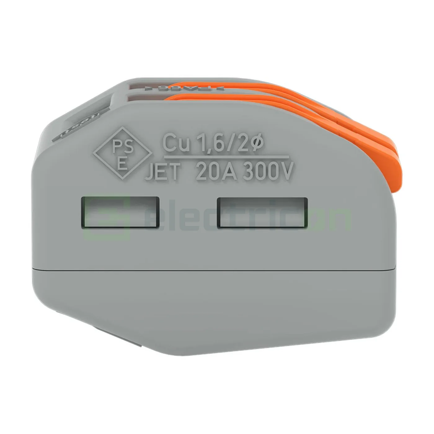 Clema de legatură pentru fir lițat, 2x0.08 -4 mm², Wago, 222-412 [2]